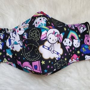 Tokidoki Hello kitty face mask with filter pocket